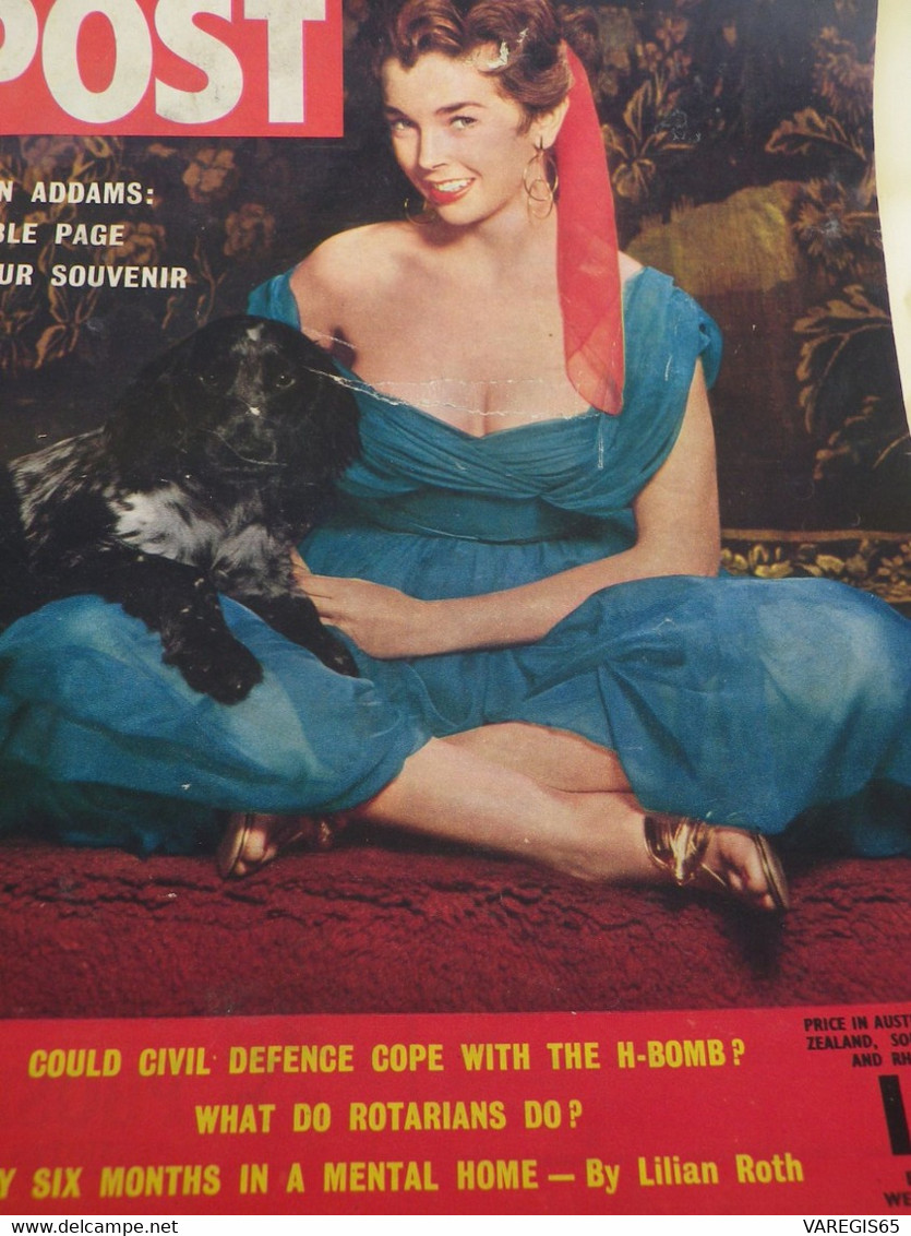 2 REVUES PICTURE POST - 9 ET 16 OCTOBRE 1954 - SUSAN SHENTALL ,LAURENCE HARVEY , GOLDSMITH BABY , DAWN ADDAMS ... - Art