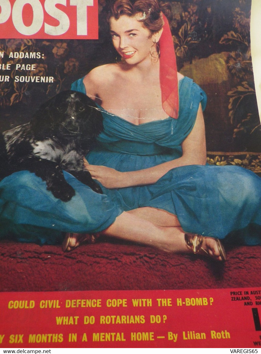 2 REVUES PICTURE POST - 9 ET 16 OCTOBRE 1954 - SUSAN SHENTALL ,LAURENCE HARVEY , GOLDSMITH BABY , DAWN ADDAMS ... - Arte