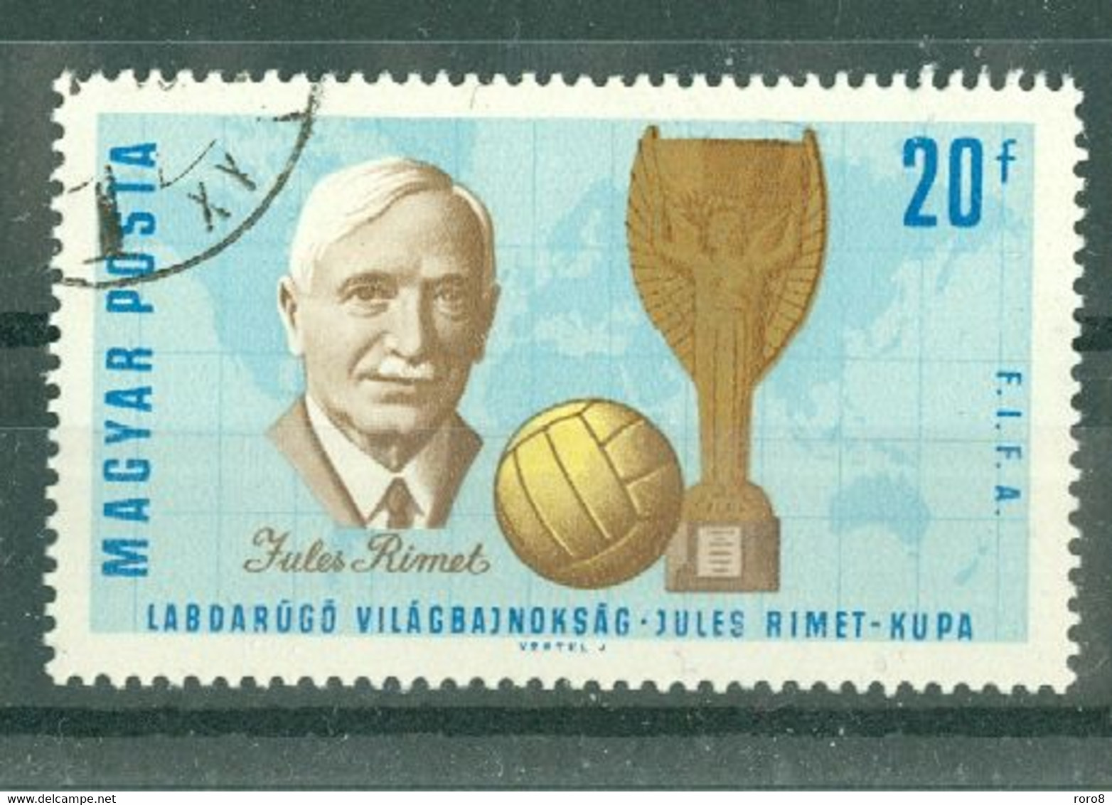 HONGRIE - 1832 Oblitéré - Coupe Du Monde De Football, à Londres. - 1966 – Angleterre