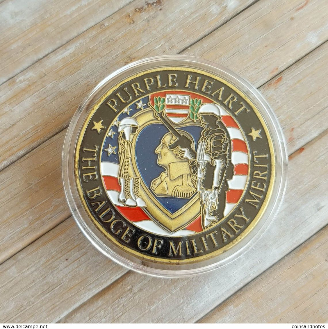 USA - Purple Heart - The Badge Of Military Merit - UNC - Collezioni