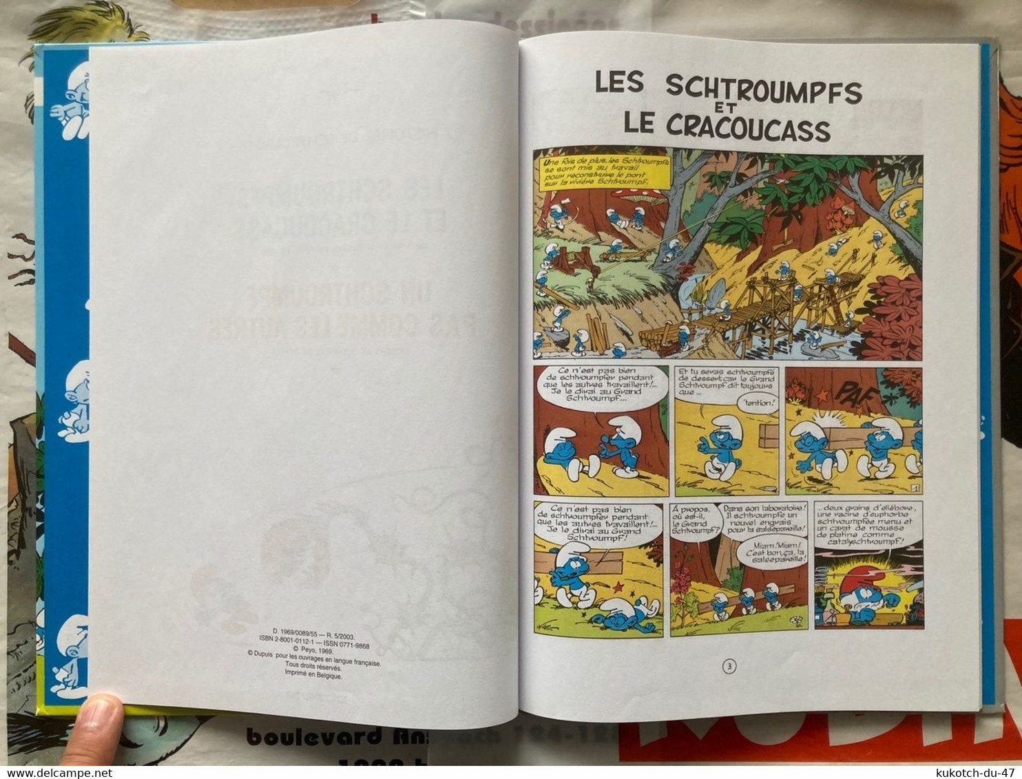 BD Les Schtroumpfs - Le Cracoucass - Peyo (1999) - Schtroumpfs, Les - Los Pitufos