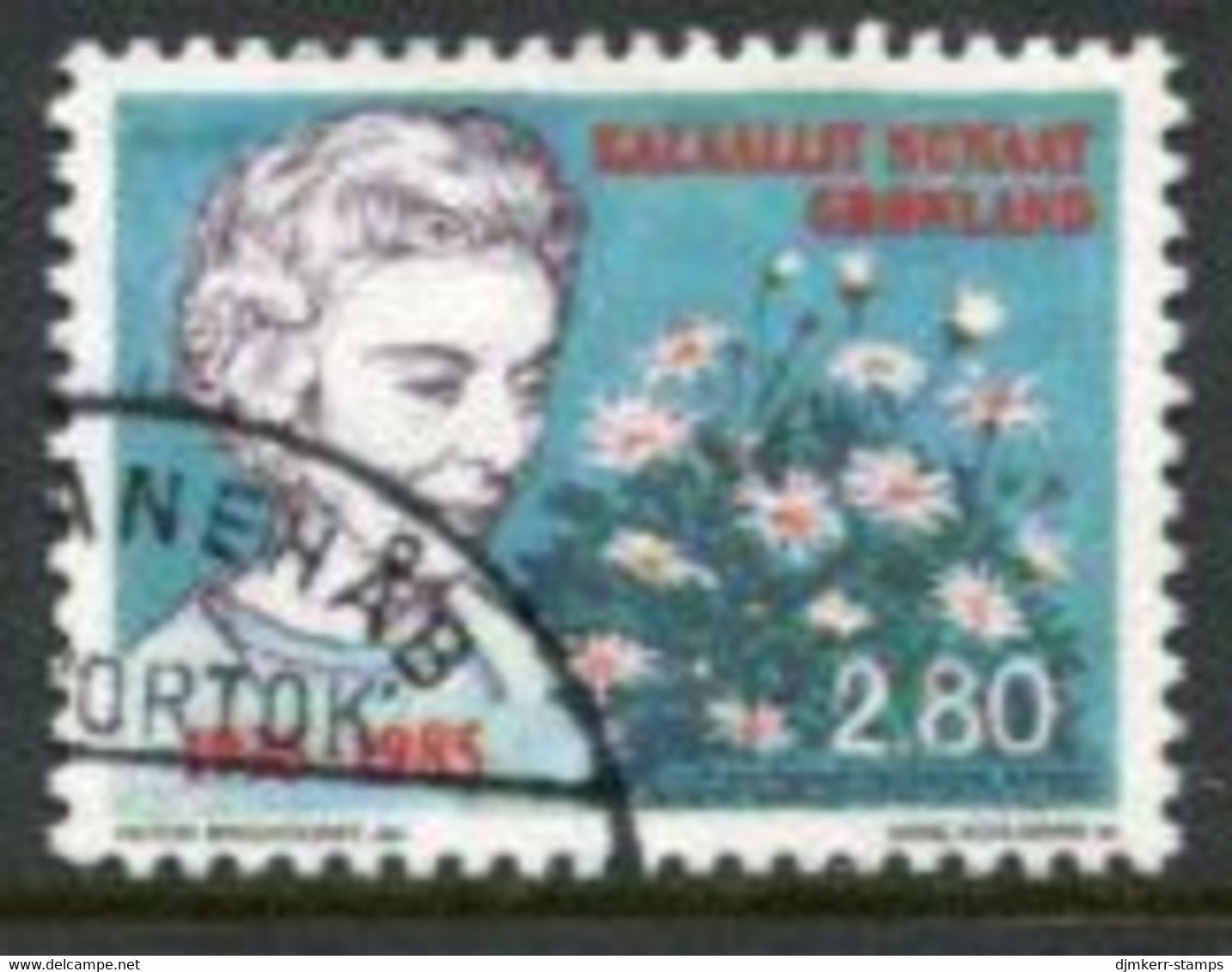 GREENLAND 1985 Arrival Of Queen Ingrid  Used  .  Michel 159 - Oblitérés