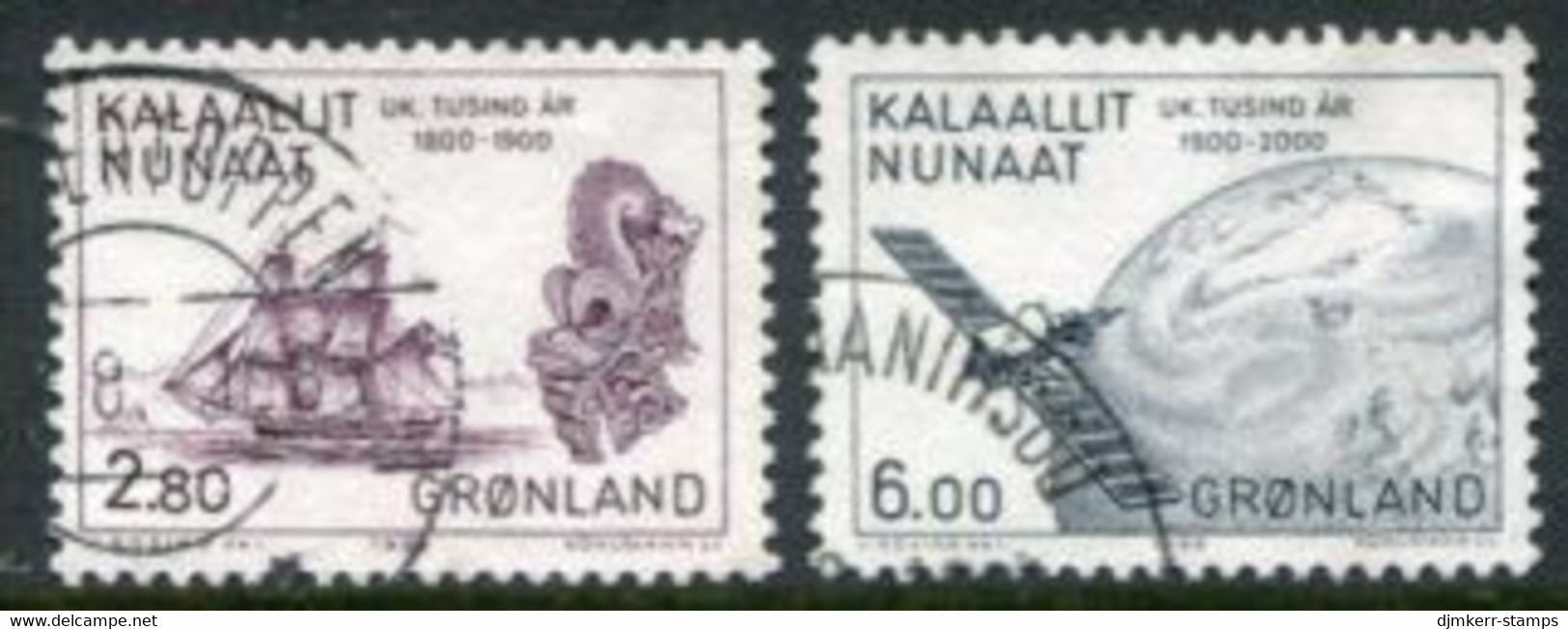 GREENLAND 1985 Millenary Of Settlement VI Used.   Michel 157-58 - Gebraucht