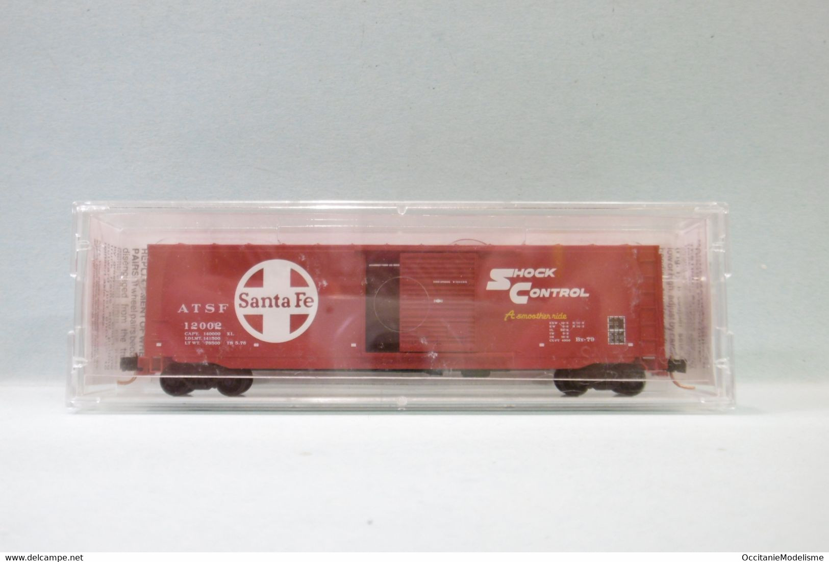 Micro-Trains Line - WAGON US 50' Standard BOX CAR ATSF Santa Fe Réf. 077 00 150 BO N 1/160 - Goods Waggons (wagons)