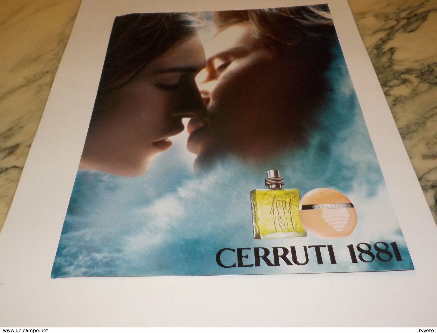 PUBLICITE   PARFUM 1881 POUR HOMME CERRUTI 2000 - Ohne Zuordnung