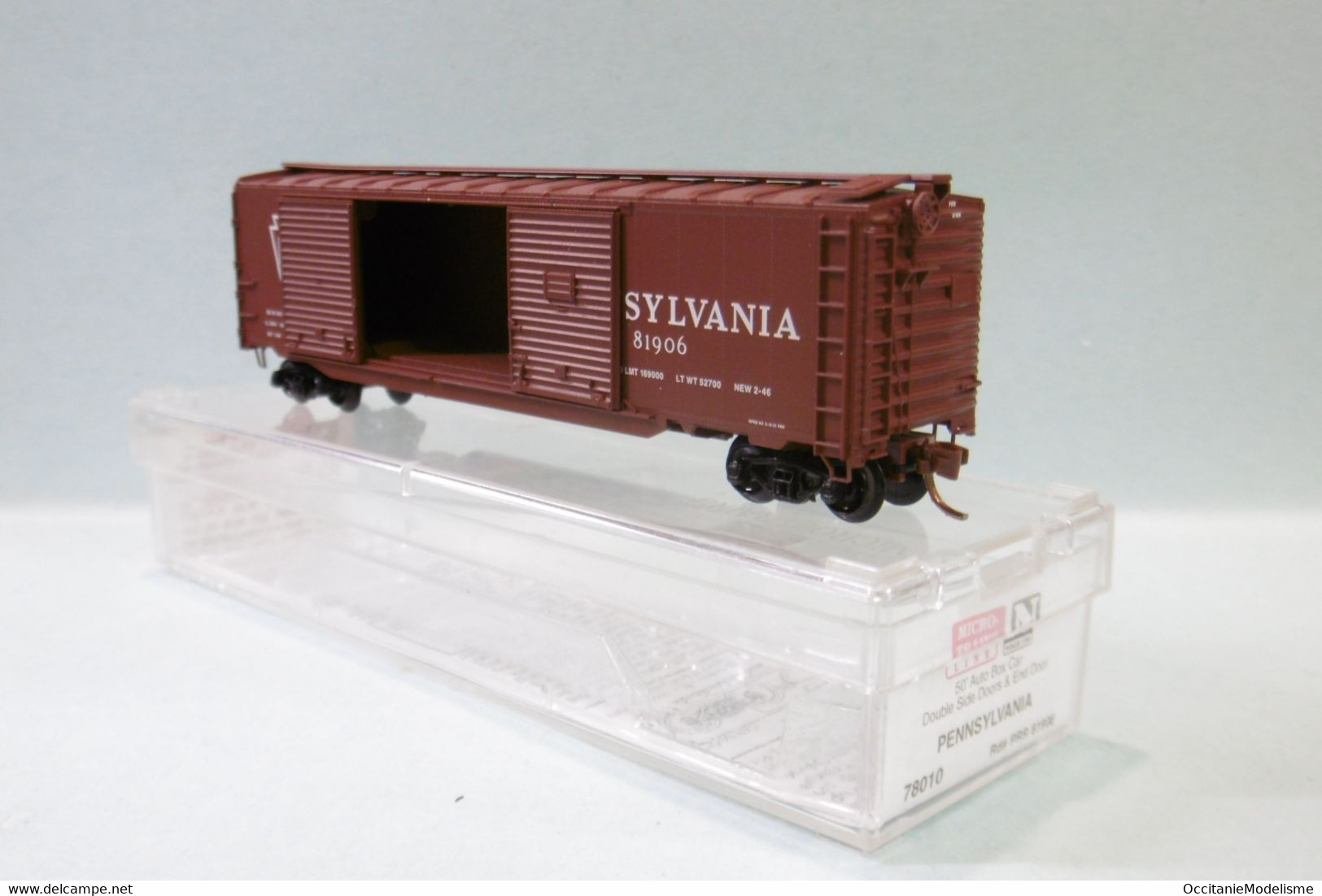 Micro-Trains Line - WAGON US 50' Auto BOX CAR PENNSYLVANIA Réf. 78010 BO N 1/160 - Wagons Marchandises