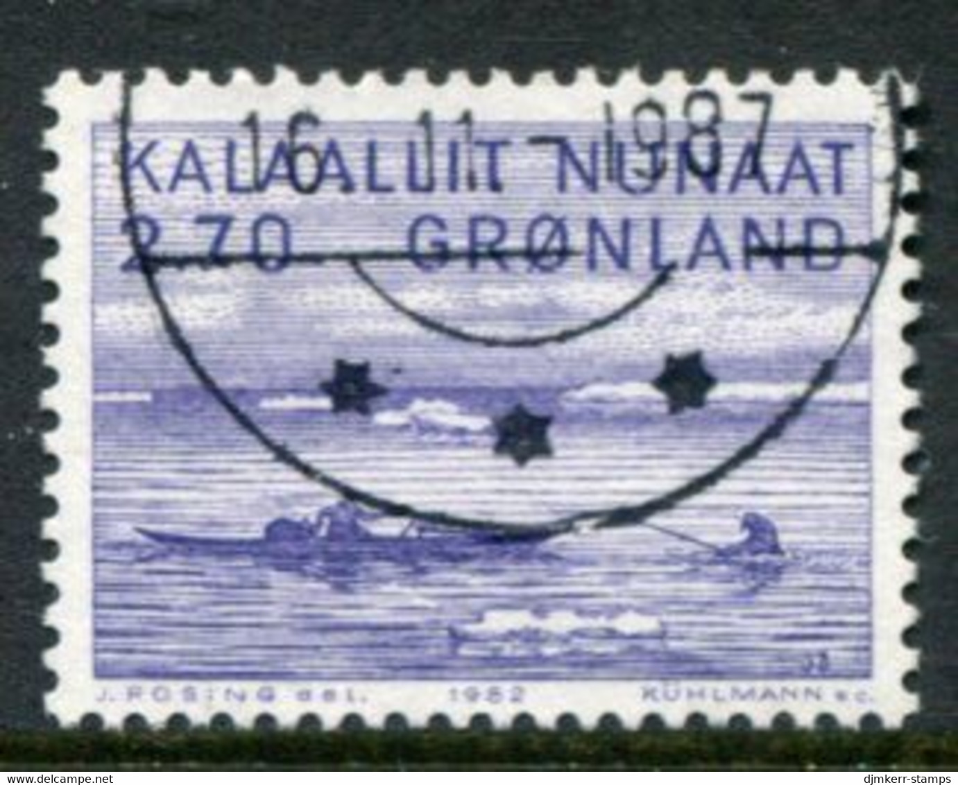 GREENLAND 1982  Art III Used.  Michel 136 - Used Stamps