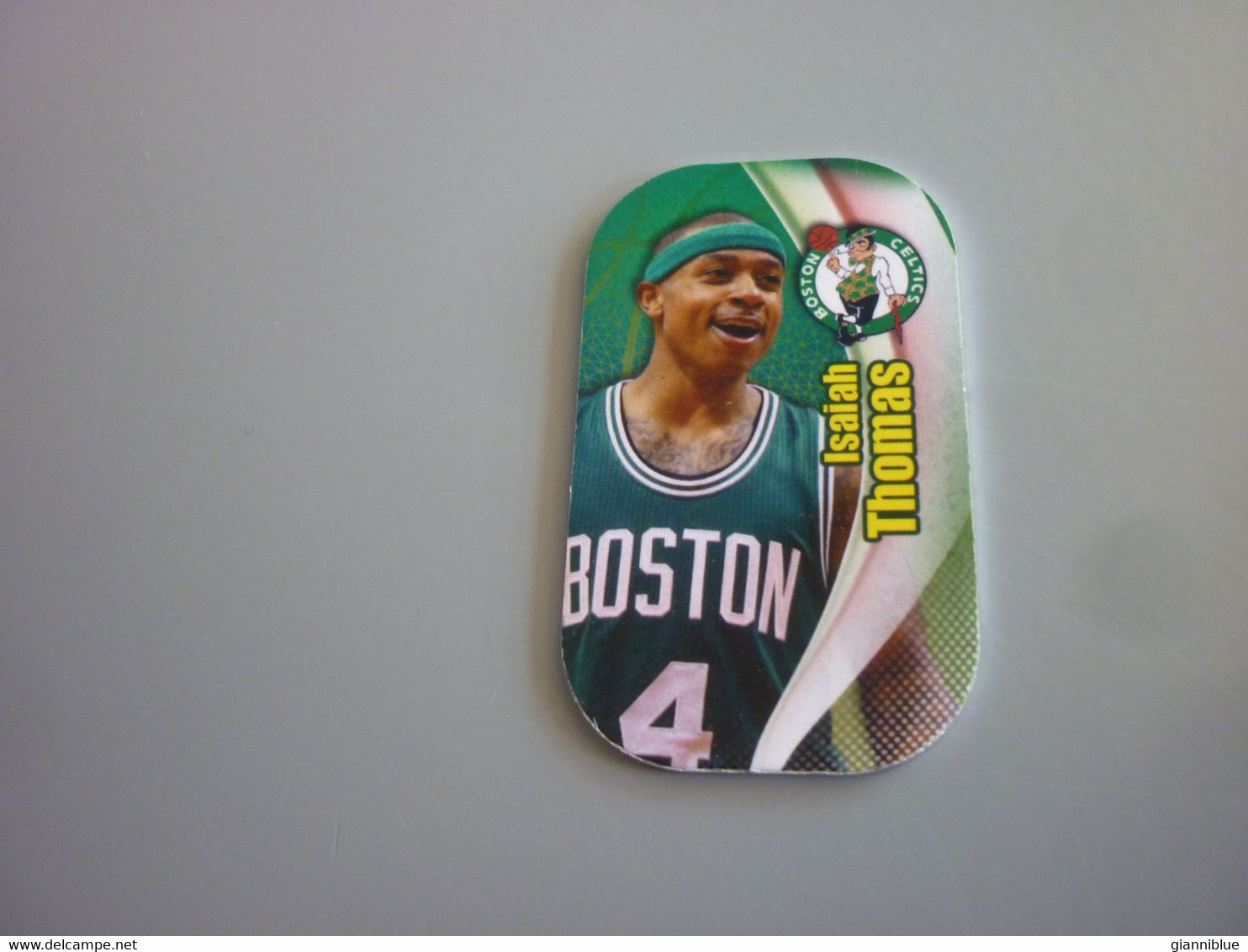 Isaiah Thomas Boston Celtics USA US American NBA Basketball Stars 2017 Greek Metal Card Tag #107 - 2000-Aujourd'hui