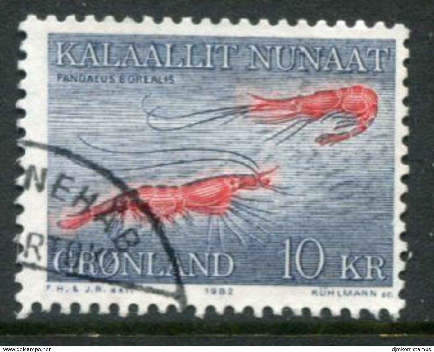 GREENLAND 1982 Shrimps Used.   Michel 133 - Usados