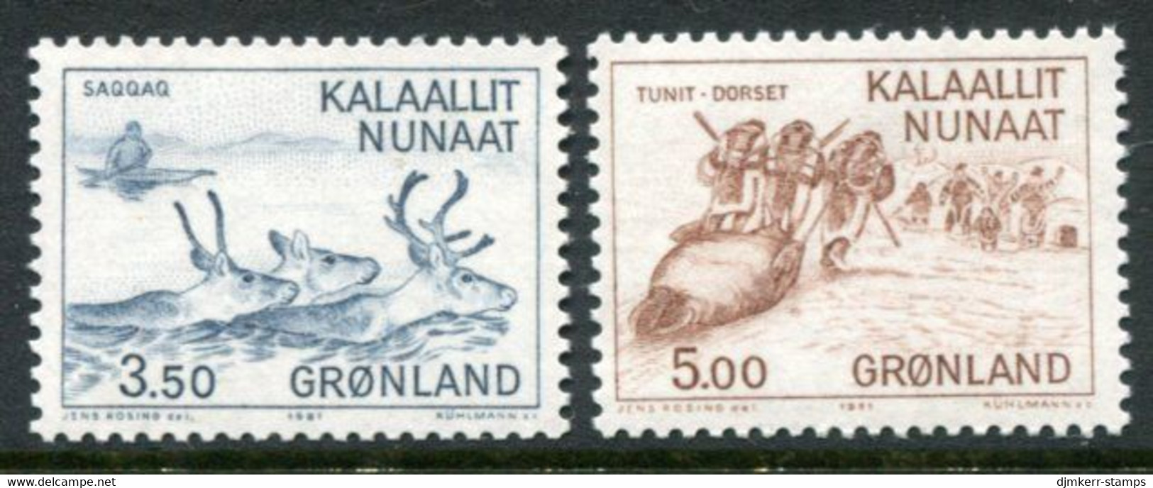 GREENLAND 1981 Millenary Of Settlement I  MNH / **.  Michel 131-32 - Unused Stamps