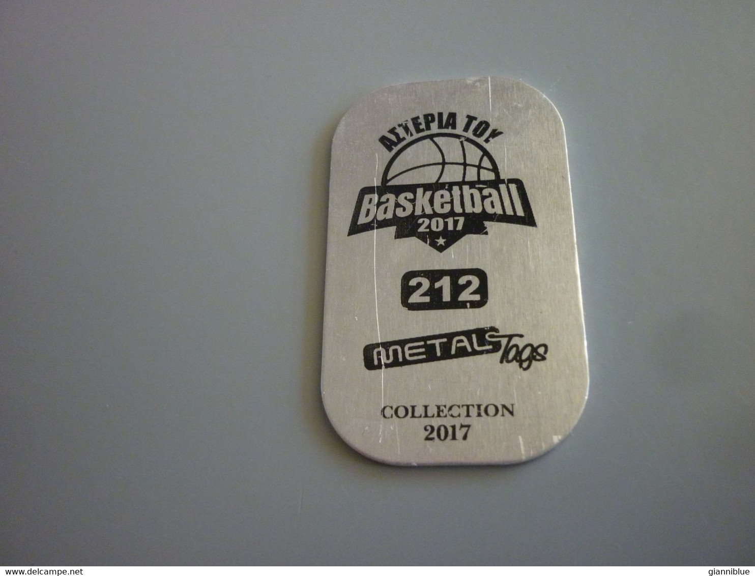 Mike Conley Memphis Grizzlies USA US American NBA Basketball Stars 2017 Greek Metal Card Tag #212 - 2000-Aujourd'hui