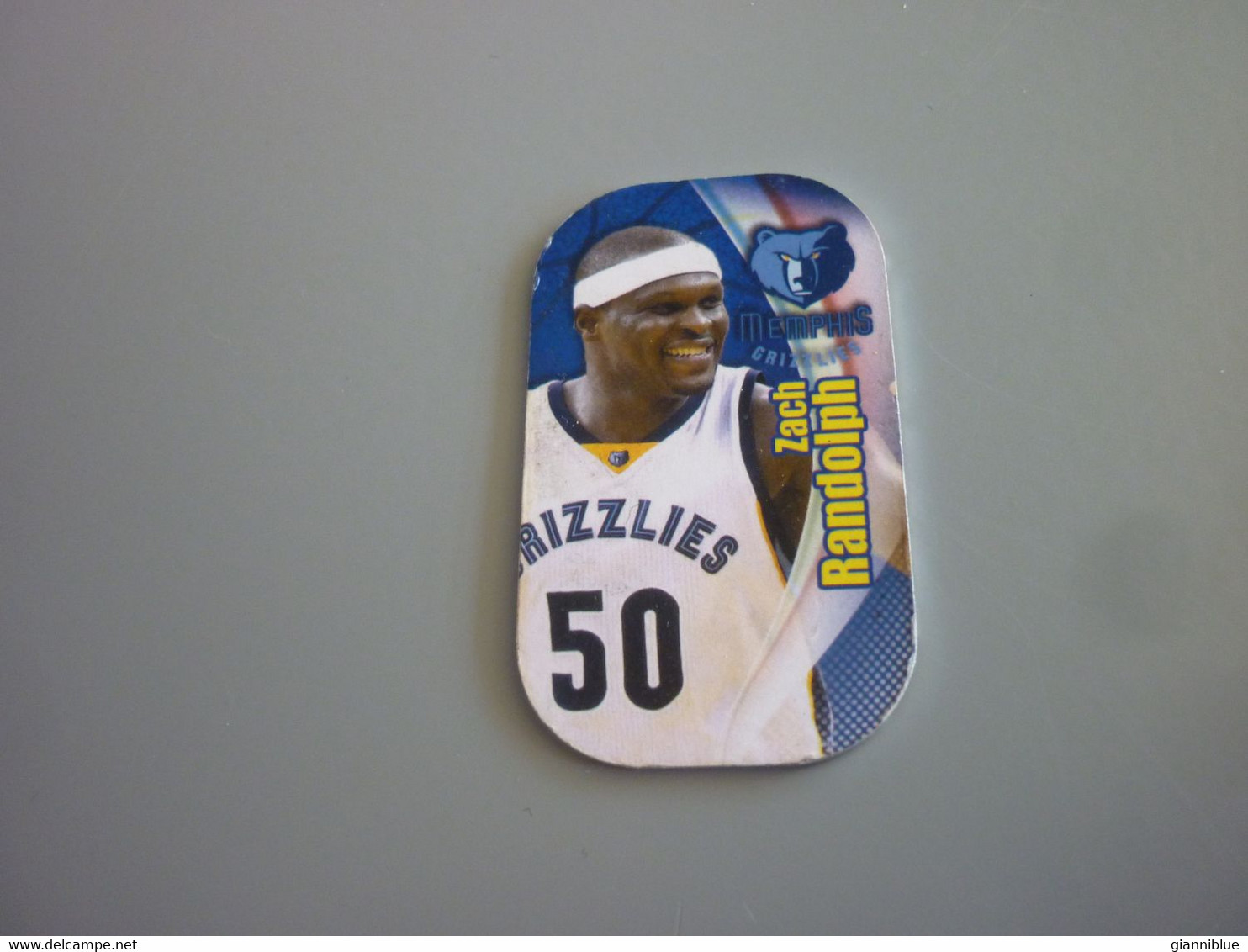 Zach Randolph Memphis Grizzlies USA US American NBA Basketball Stars 2017 Greek Metal Card Tag #214 - 2000-Heute