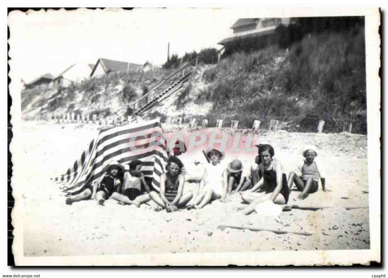 PHOTO Aout 1937 Coutainville - Other & Unclassified