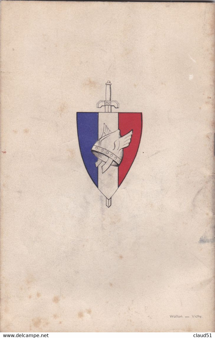 Livre ; 1er Anniversaire de la légion ( sous Pétain) 31 Aout 1941 Résurrection Française.(20 pages)