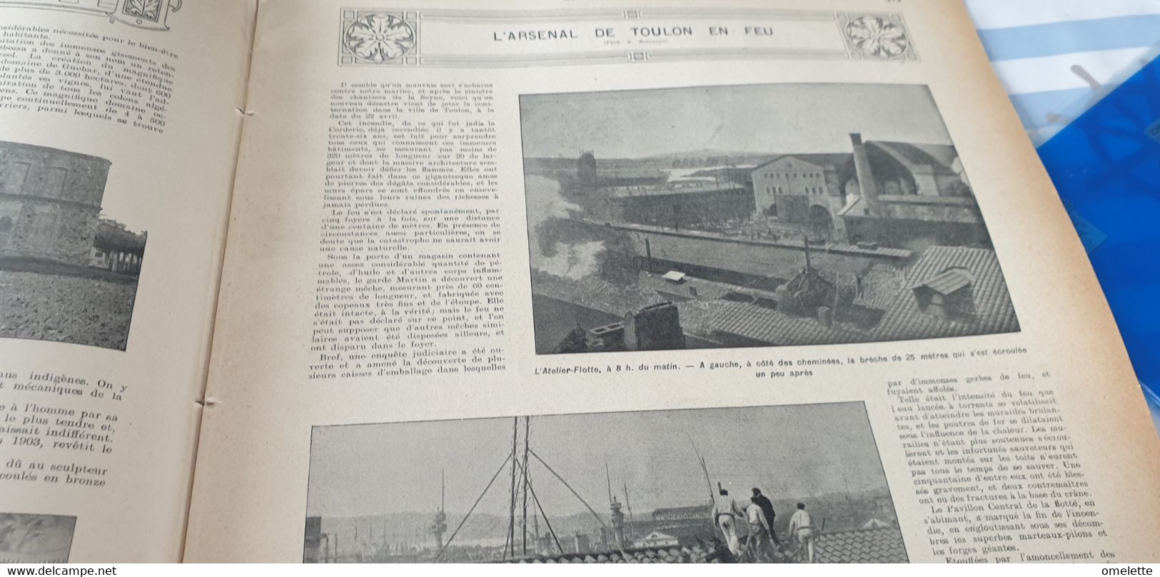 M I 07/GREVE GARCONS CAFE/BANGKOK CHULALONGKORN/TOULON INCENDIE ARSENAL/SALOME  ISNARDON/RABIER - 1900 - 1949