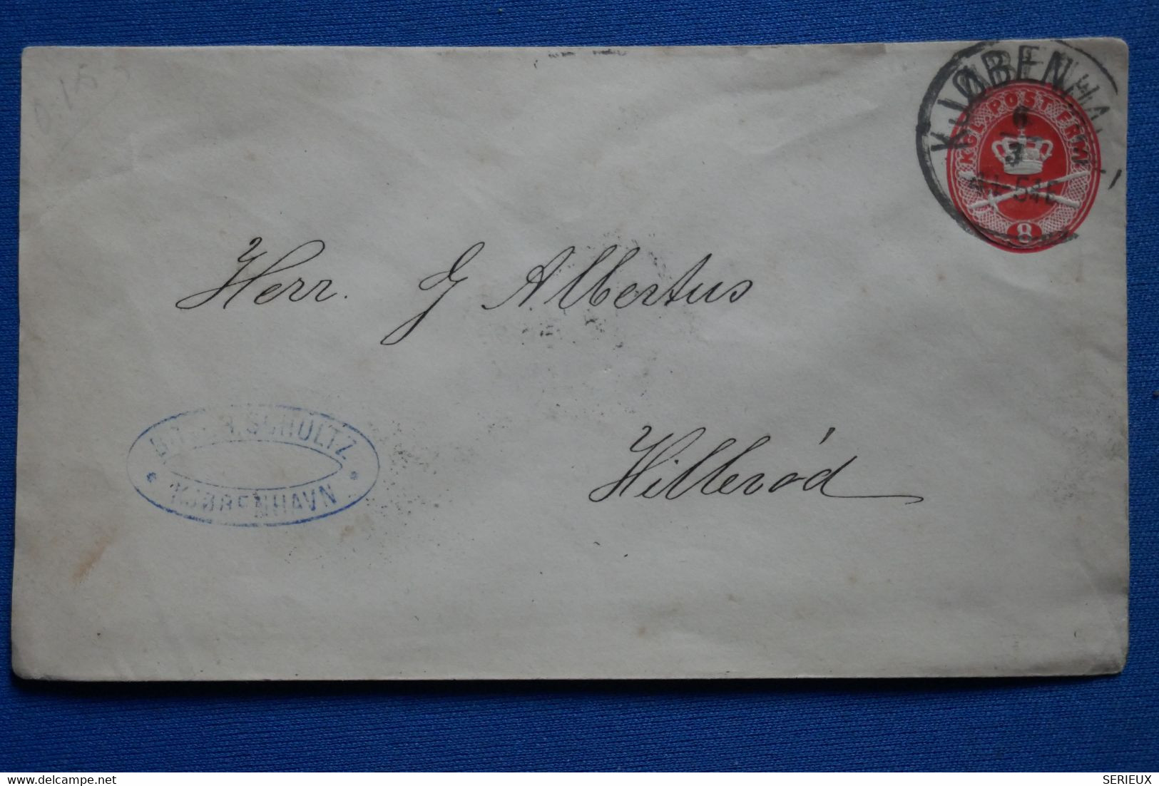 Y5 DANEMARK   BELLE LETTRE 1890 COPENAGUE  POUR HILLEROD  + + AFFRANCH PLAISANT - Briefe U. Dokumente