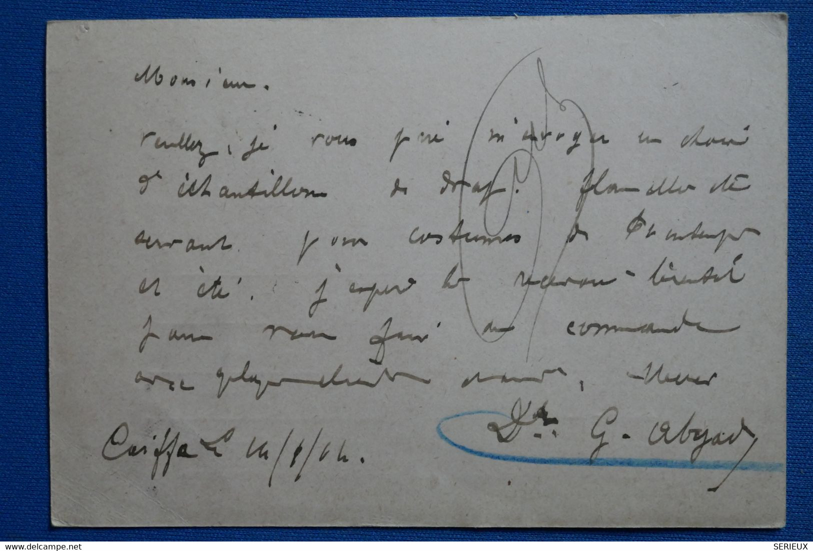 Y5 TURQUIE BELLE CARTE RARE   1904    POUR  PARIS AU PRINTEMPS + + AFFRANCH INTERESSANT - 1837-1914 Esmirna