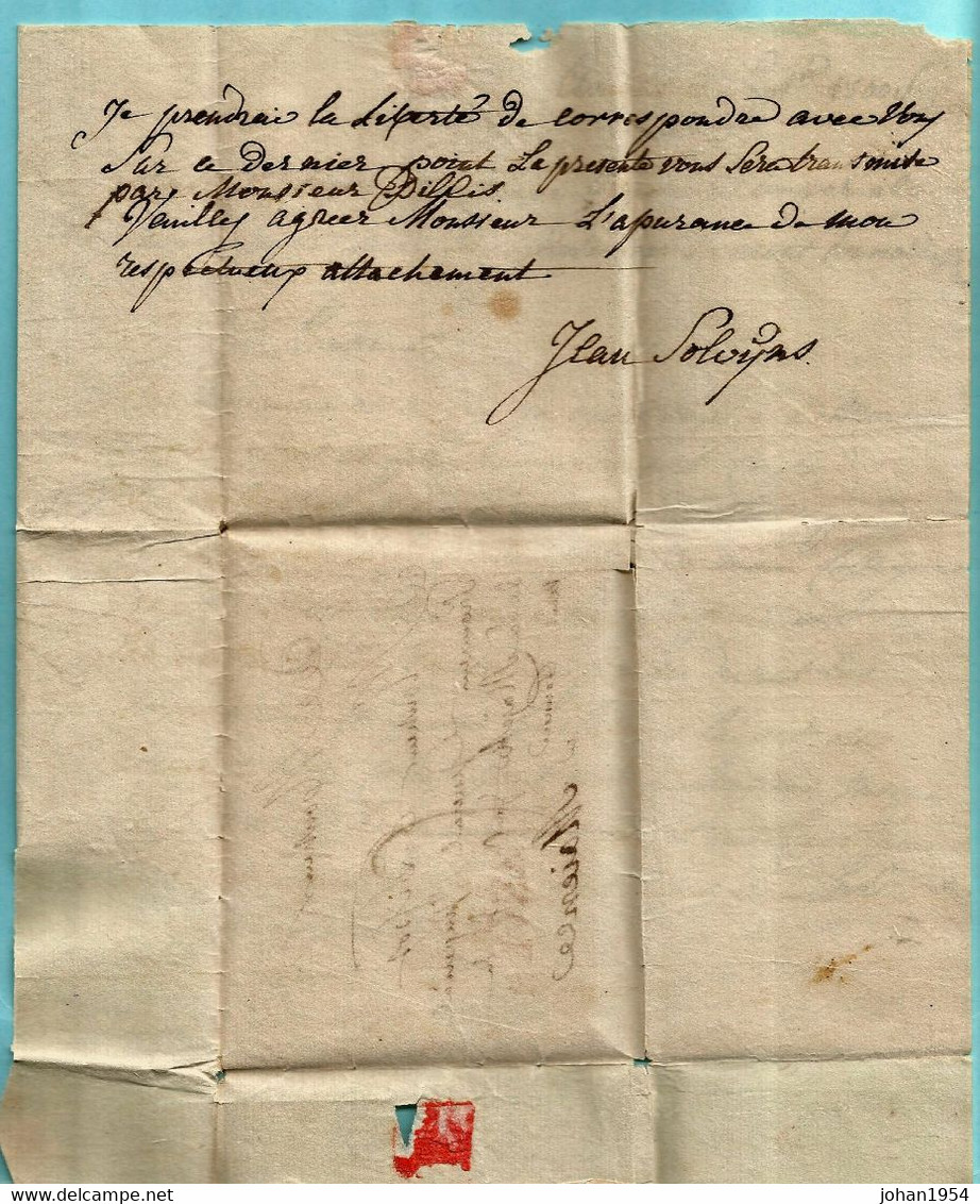 Brief Met Inhoud 10/09/1806, Lijnstempel 93 / ANVERS (Herlant 23 : 32,5x10 Mm) Naar Procureur Général à Maience,port : 6 - 1794-1814 (French Period)