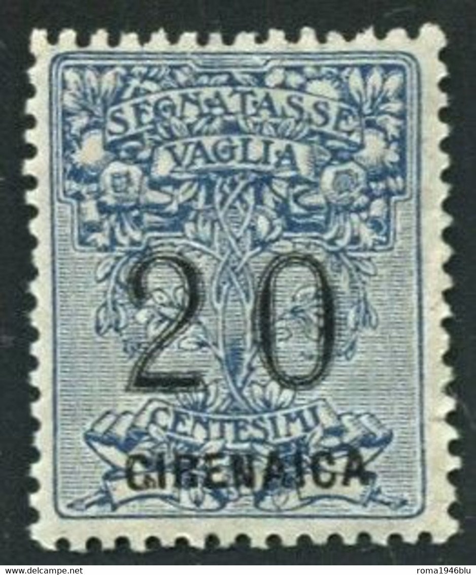 CIRENAICA 1924 SEGNATASSE PER VAGLIA 20 C.** MNH - Cirenaica