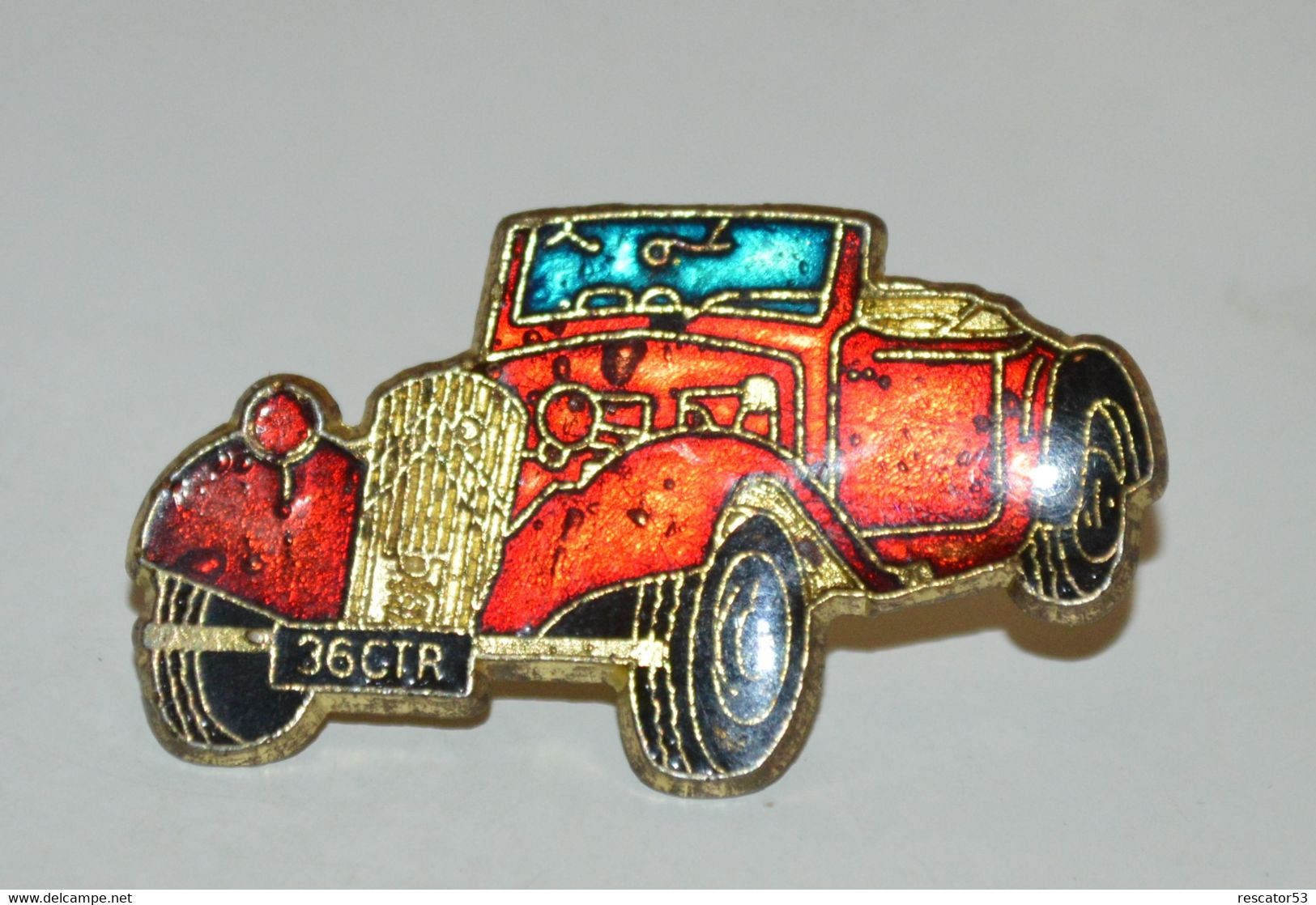 Rare Pin's Citroën Traction  Cabriolet - Citroën