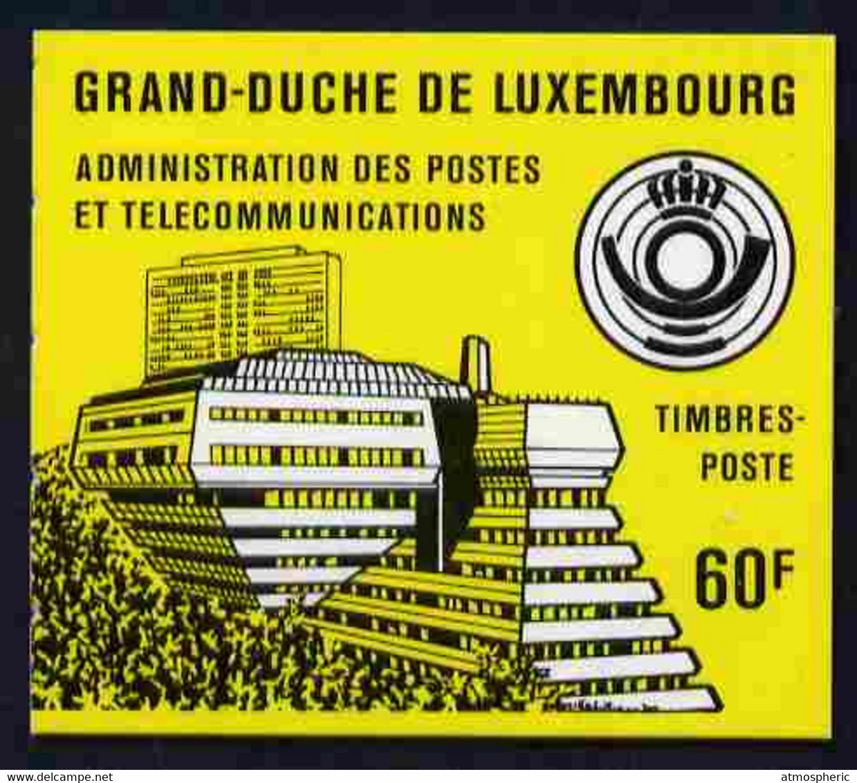 Booklet - Luxembourg 1986-88 Robert Schuman 60f Booklet (yellow Cover) Complete And Pristine, SG SB6b - Libretti