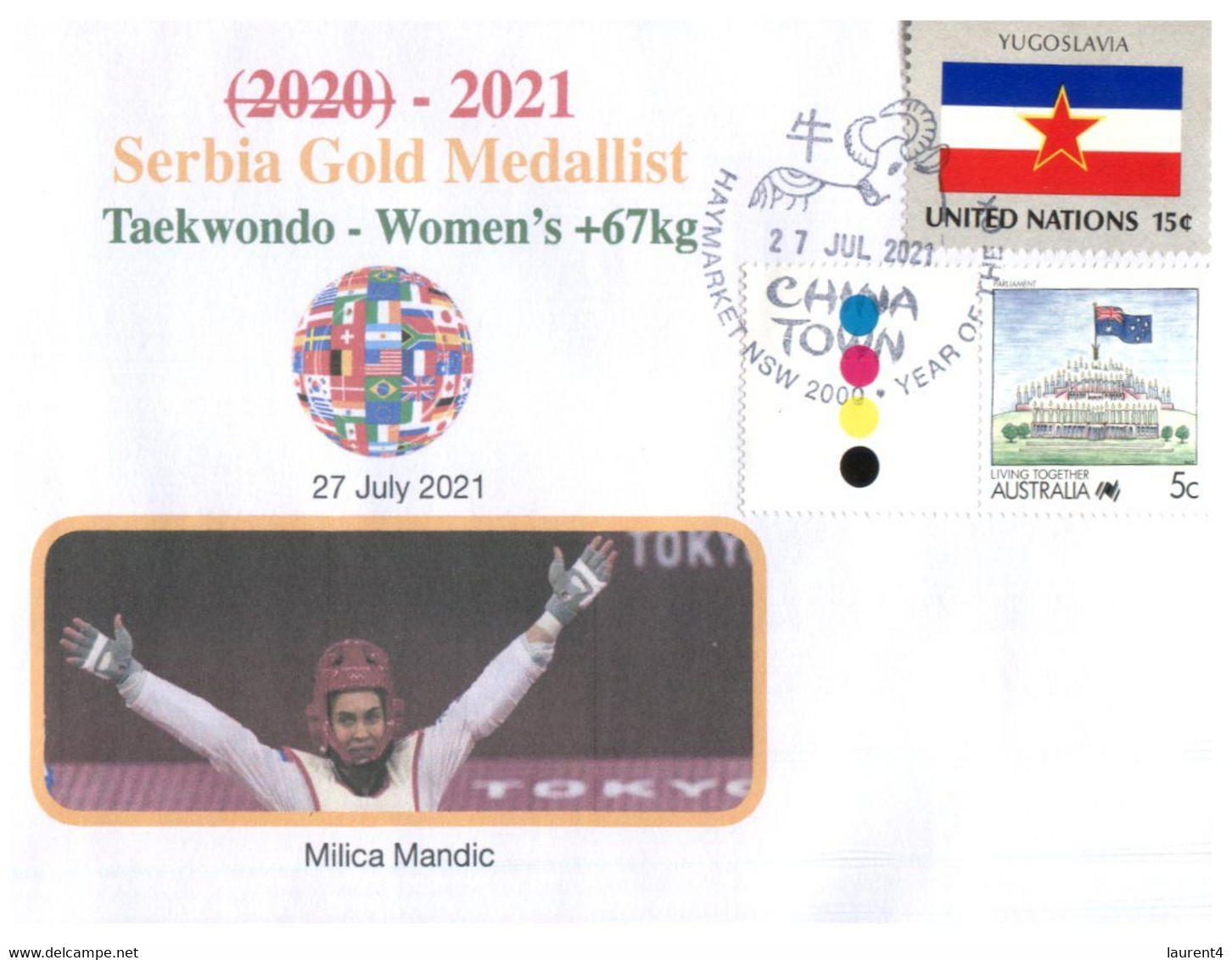 (WW 2) 2020 Tokyo Summer Olympic Games - Serbia Gold Medal - 27-7-2021 - Fencing - Taekwondo - Sommer 2020: Tokio