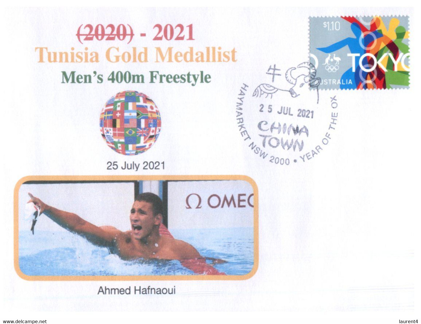 (WW 2) 2020 Tokyo Summer Olympic Games - Tunisia Gold Medal - 25-7-2021 - Men's Swimming - Eté 2020 : Tokyo