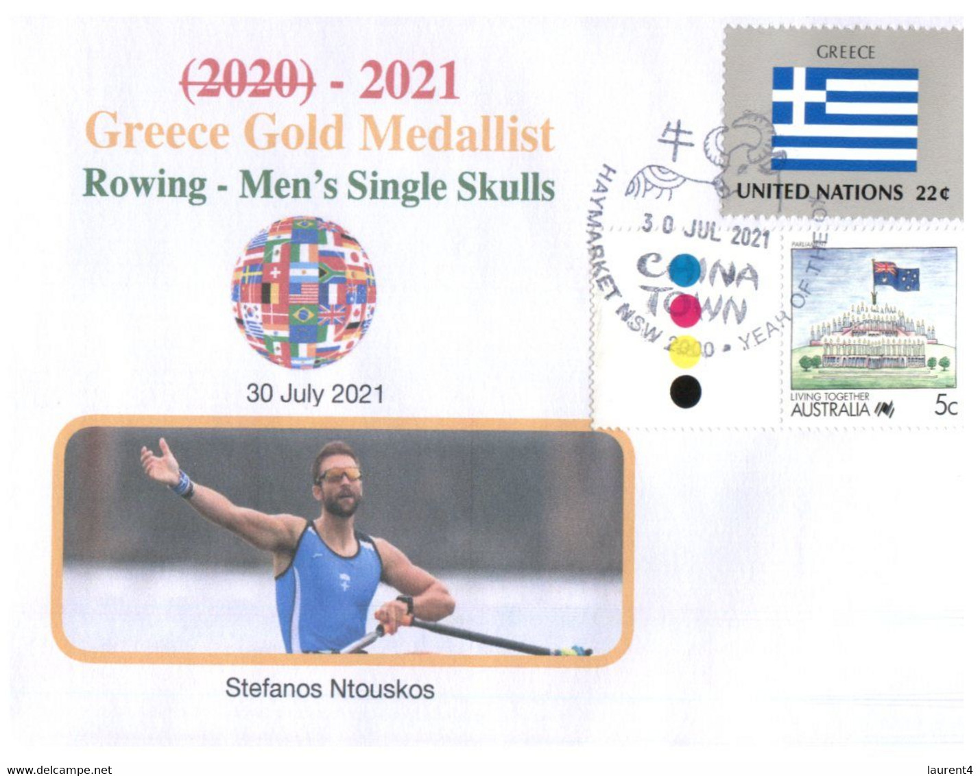 (WW 2) 2020 Tokyo Summer Olympic Games - Greece Gold Medal - 30-7-2021 - Men's Rowing - Eté 2020 : Tokyo