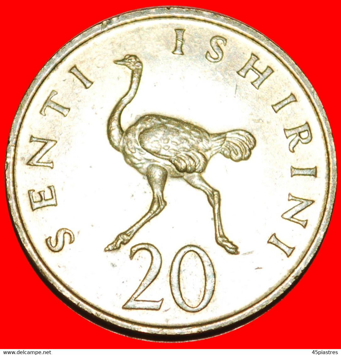 * BIRD (1966-1984): TANZANIA ★ 20 SENTI 1966! LOW START ★ NO RESERVE! - Tanzania