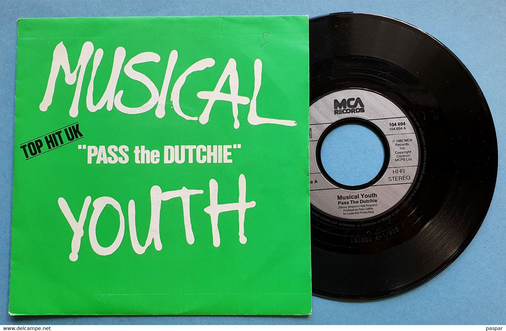 45t Musical Youth - Pass The Dutchie - Reggae