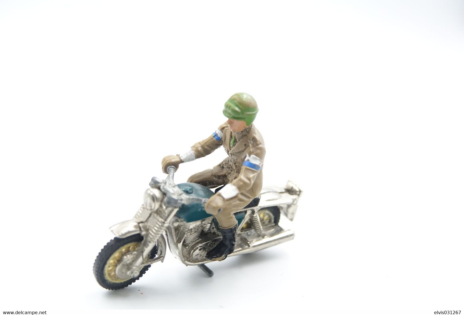 Britains Ltd, Deetail : ARMY DISPATCH RIDER Motorcycle - NO 9698 - , Made In England, *** - Britains