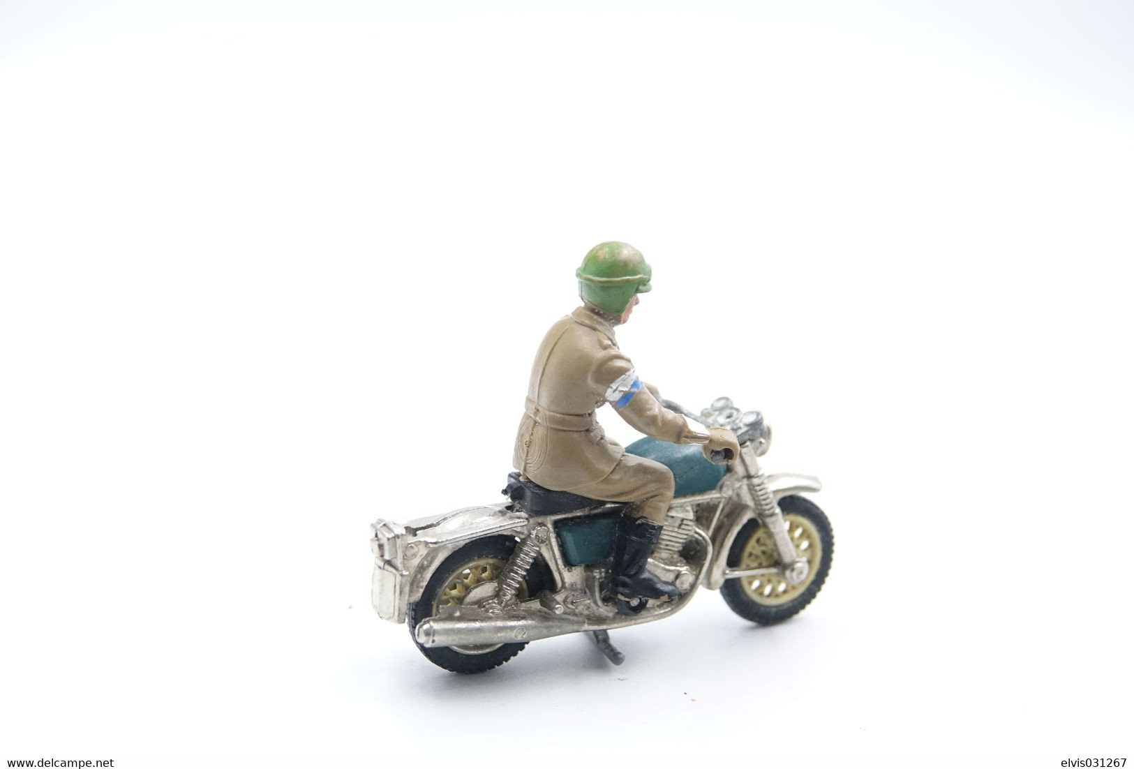 Britains Ltd, Deetail : ARMY DISPATCH RIDER Motorcycle - NO 9698 - , Made In England, *** - Britains