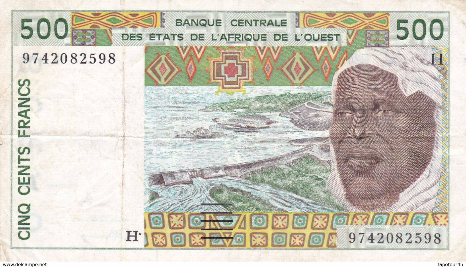 Billet >Billets > États D'Afrique De L'Ouest  500 Francs, - West African States