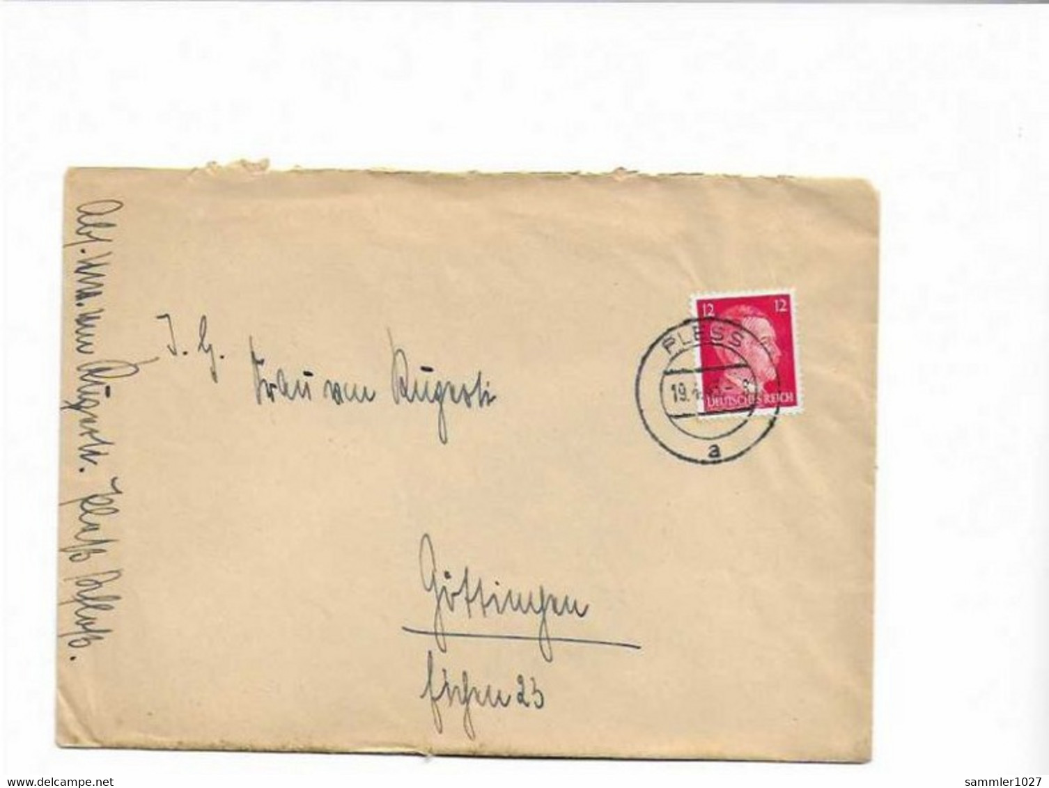 Brief Aus Pless 1943 - Covers & Documents