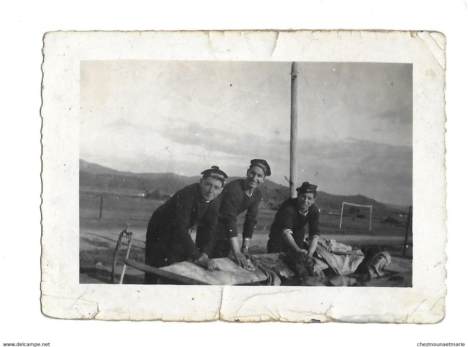 1933 SALINS D HYERES SOUVENIR DU CONDORCET - PHOTO MILITAIRE - Guerra, Militares