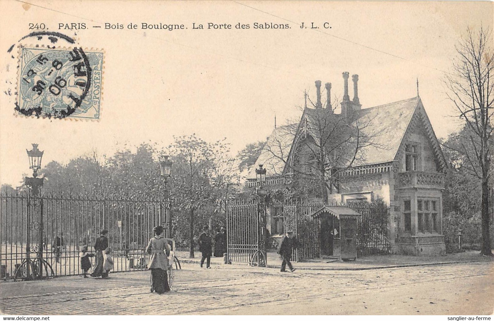 CPA 75 PARIS XVIe PARIS BOIS DE BOULOGNE LA PORTE DES SABLONS - Paris (16)