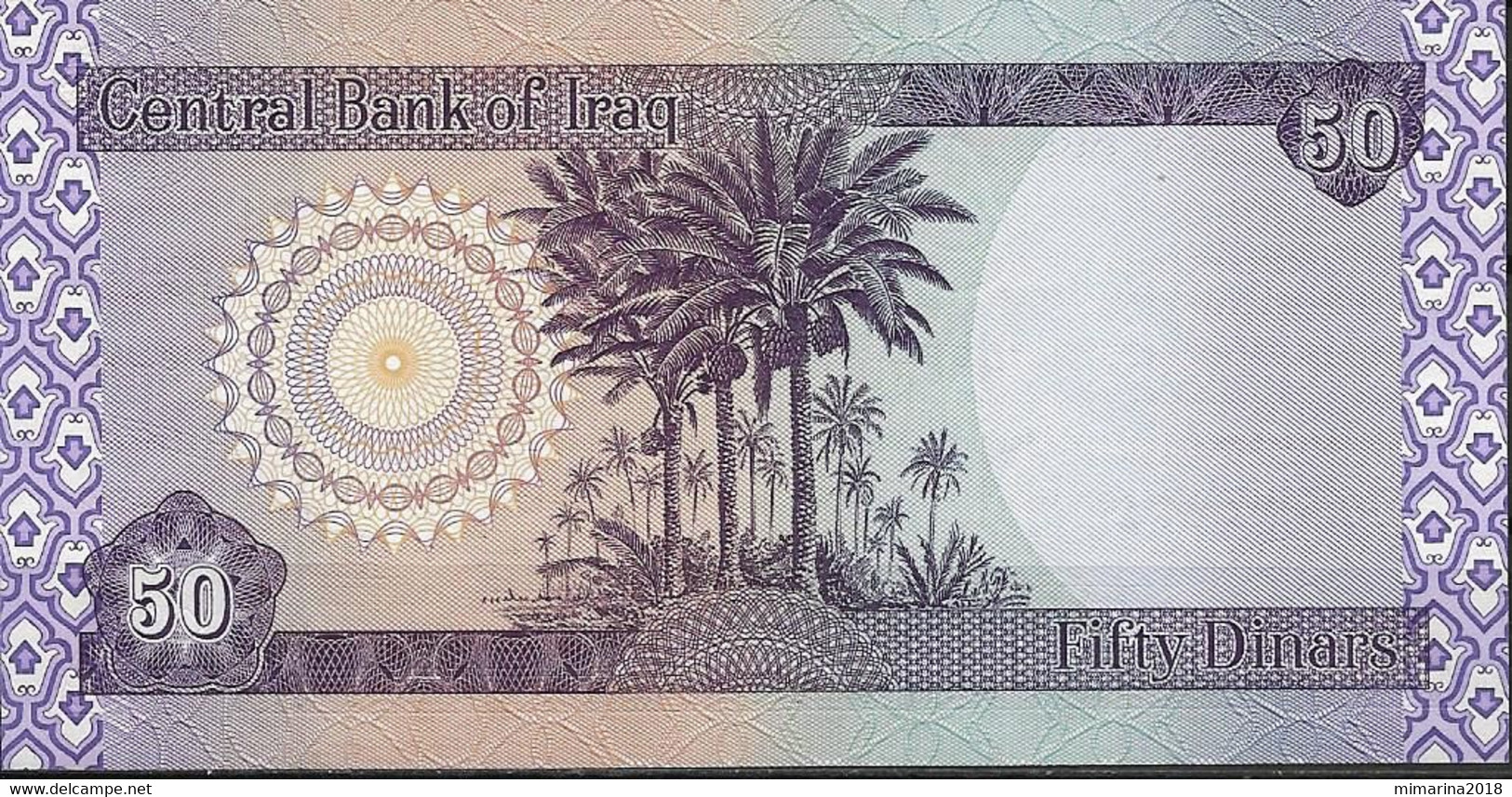 IRAQ  UNC  50 DINAR  2003 - Irak