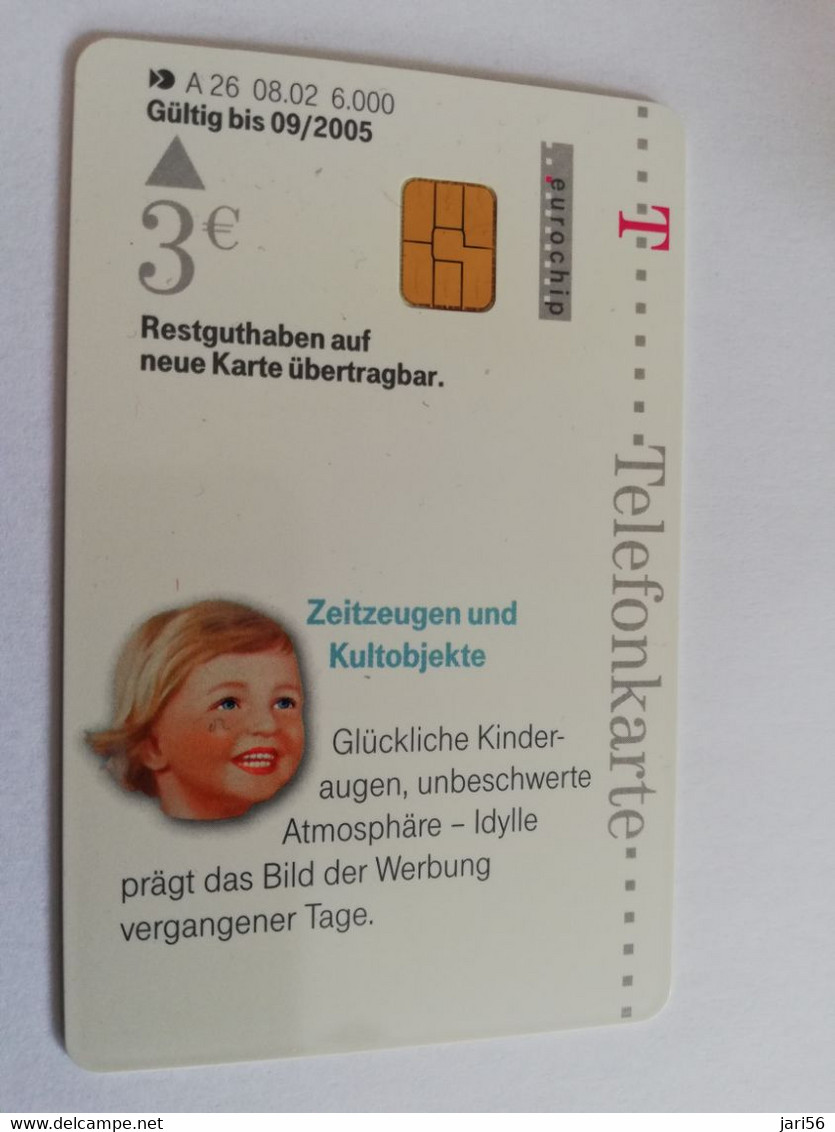 DUITSLAND/ GERMANY   2X CHIPCARD A26+A27  ZEITZEUGEN+KULTOBJECT      6000 EX    2X    3 DM  MINT CARD      **5962** - A + AD-Series : Publicitaires - D. Telekom AG