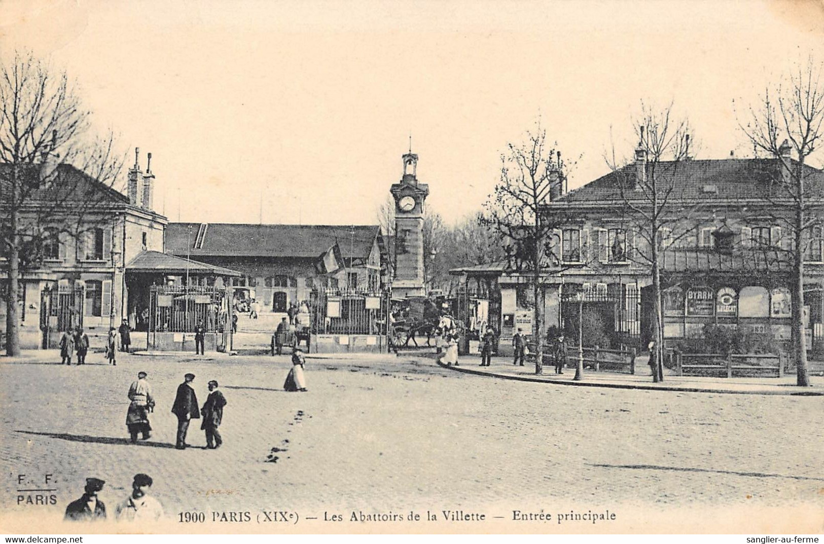 CPA 75 PARIS XIXe PARIS LES ABATTOIRS DE LA VILLETTE ENTREE PRINCIPALE - Arrondissement: 19