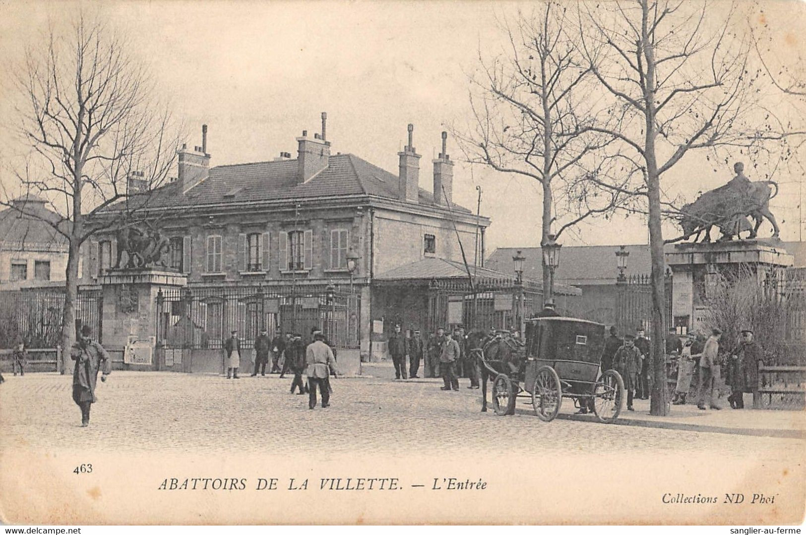 CPA 75 PARIS XIXe PARIS ABATTOIRS DE LA VILLETTE ENTREE - Arrondissement: 19