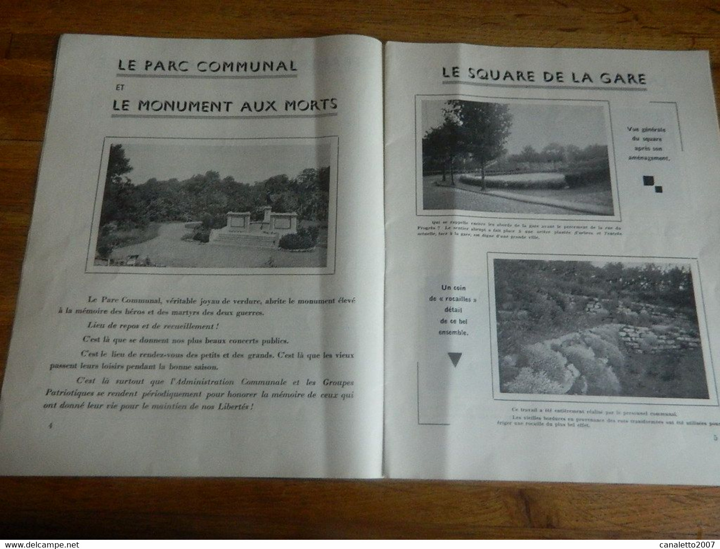 FRAMERIES:TRES RARE SI NOS PERES REVENAIENT "A L'OMBR DE LEU CLOQUIE"20 PAGES  DE PHOTOS DE RUES AVANT ET APRES - Belgium