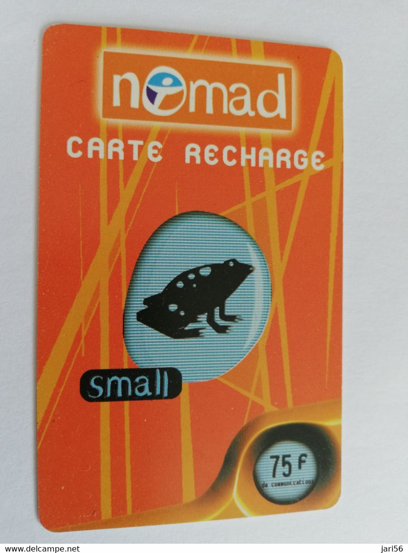 FRANCE/FRANKRIJK  NOMAD CARTE  SMALL FROG   75FR  PREPAID  USED    ** 5982** - Mobicartes (GSM/SIM)