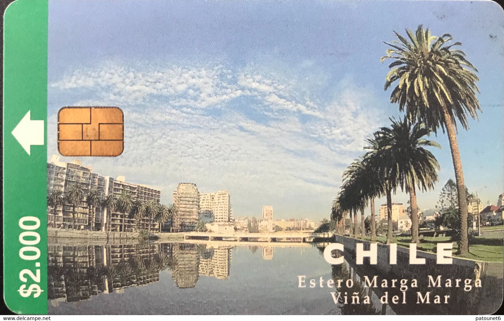 CHILI - Phonecard - CTC - Vina Del Mar - $ 2.000 - Chili