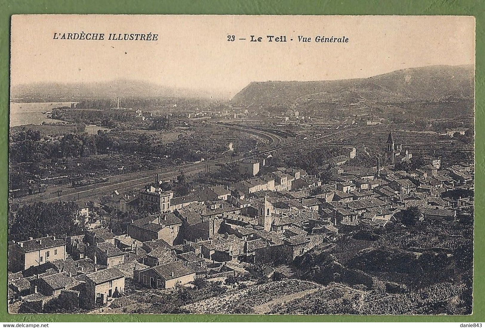 CPA  Vue Peu Courante - ARDECHE - LE TEIL - VUE GÉNÉRALE -  Catala Frères / 23 - Le Teil