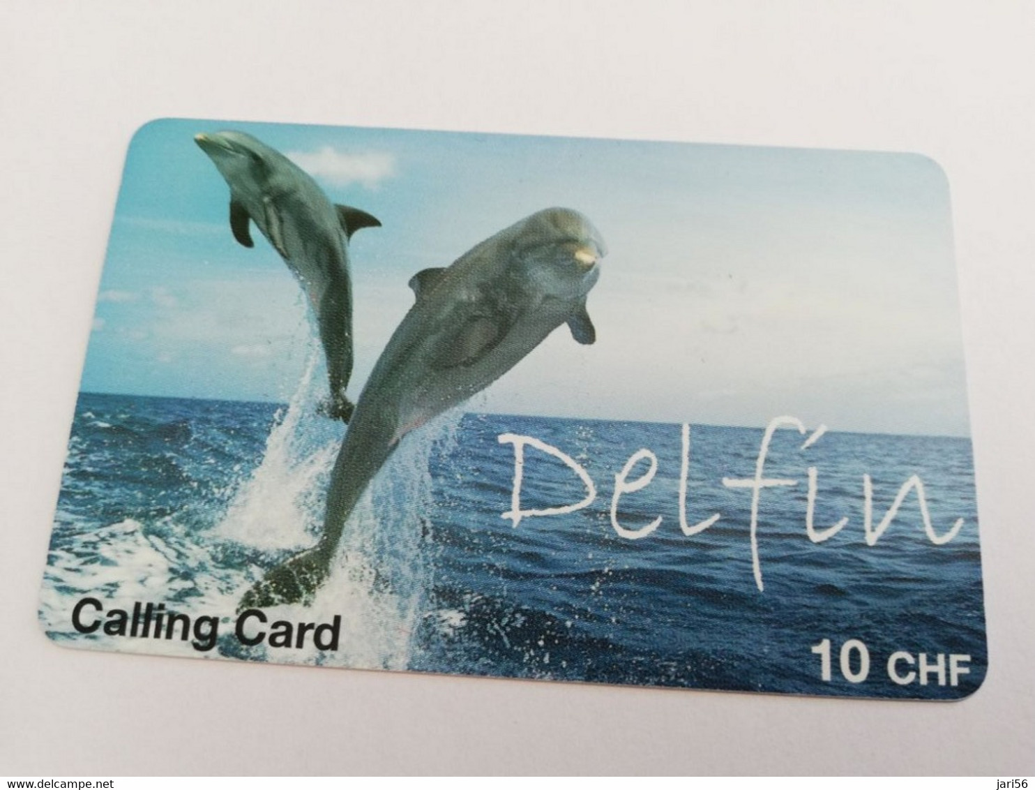 ZWITSERLAND  CHF 10,-  PREPAID CARD  DELFIN      FINE USED CARD **5998** - Schweiz