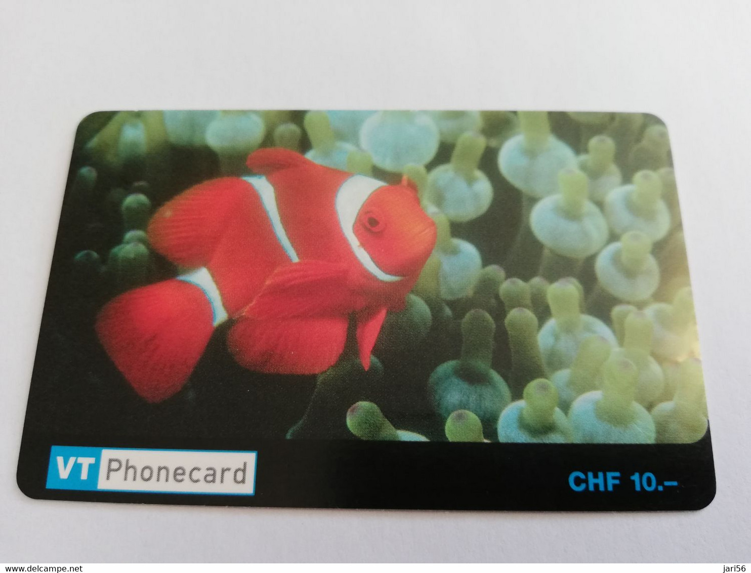 ZWITSERLAND  CHF 10,-  PREPAID CARD   TROPICAL FISH       FINE USED CARD **5999** - Schweiz