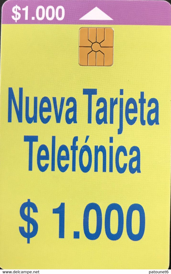 CHILI - Phonecard - CTC - Nueva Tarjeta Telefonica -  $ 1.000 - Cile