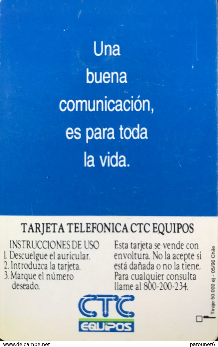 CHILI - Phonecard - CTC  - Communication De Verdad  - $ 4.000 - Chili