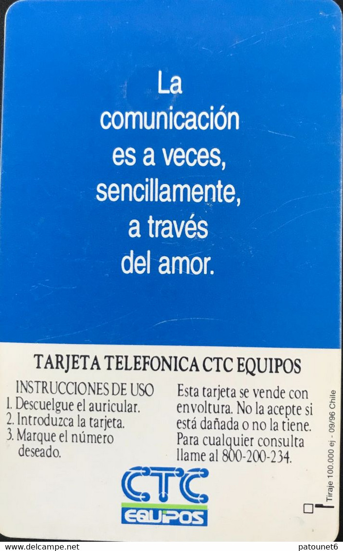 CHILI - Phonecard - CTC  - Communication De Verdad  - $ 2.000 - Chile