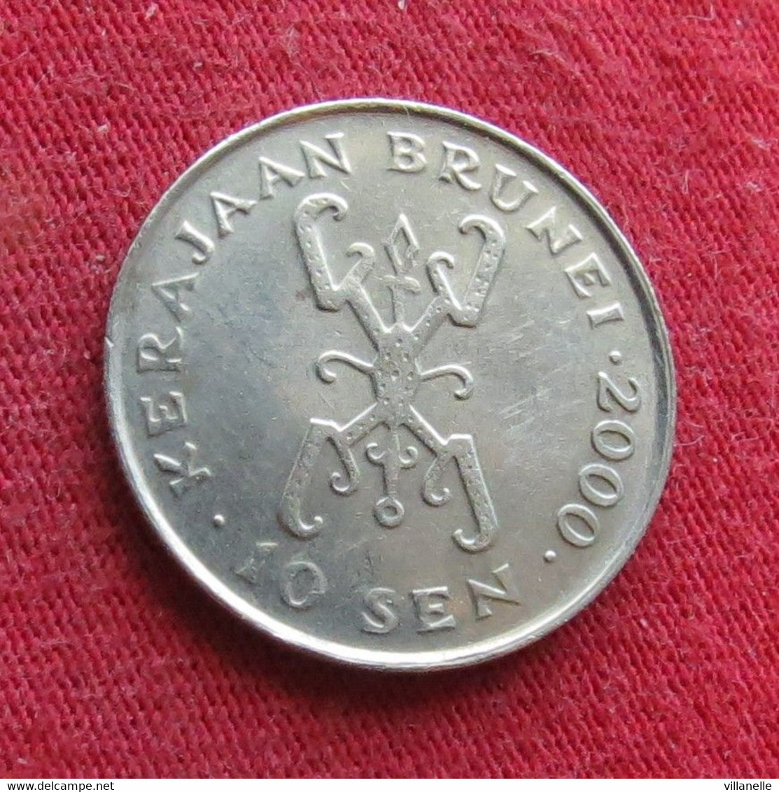 Brunei 10 Sen 2000 KM# 36 Lt 774 RARE - Brunei